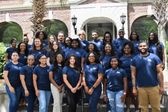 Students from the 2021-2022 Student Mentors for Minorities in Healthcare program in the MUSC College of Health Professions.