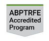 ABPTRFE Accredited logo vertical