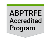 ABPTRFE Accredited logo vertical