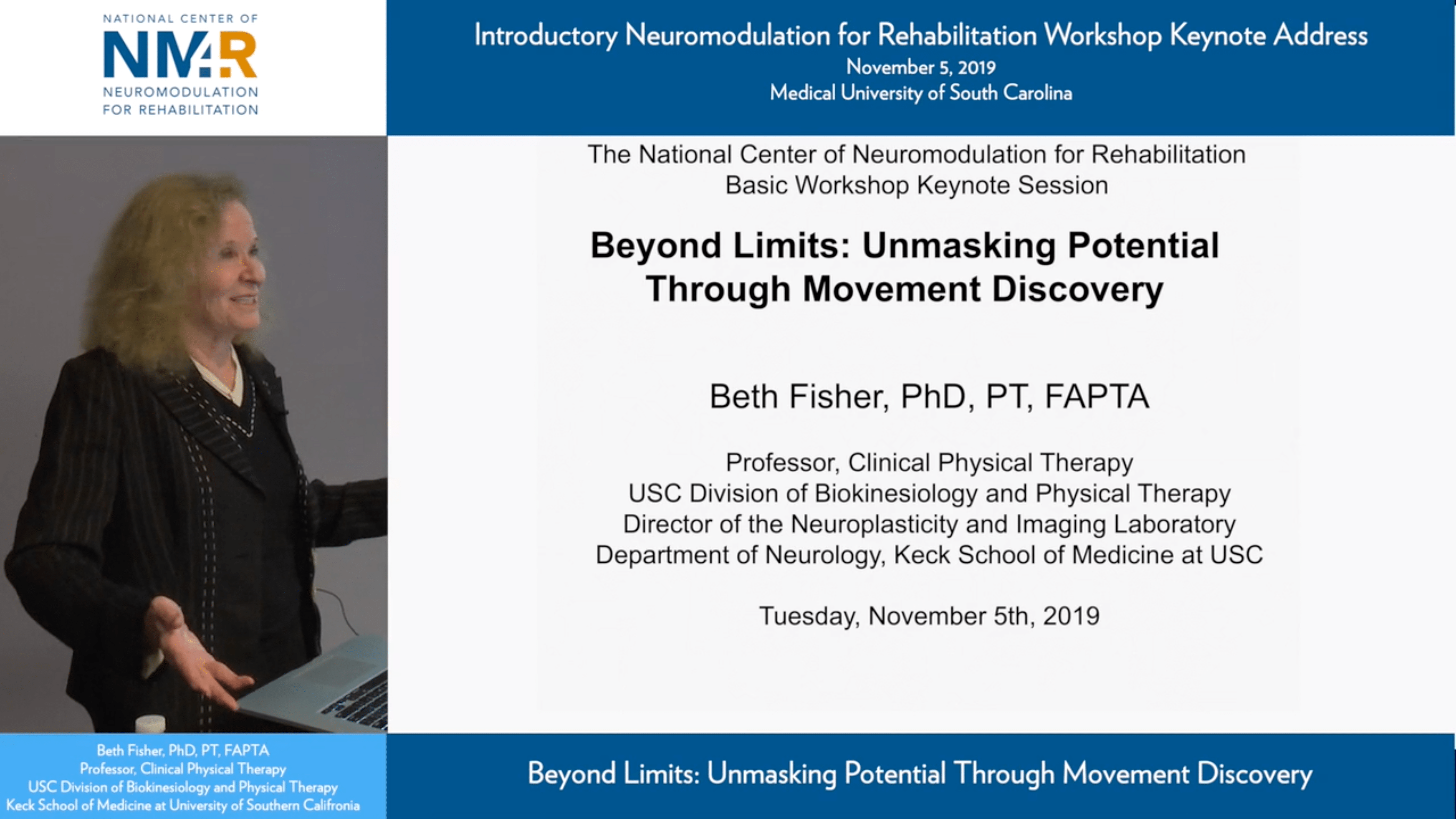 Dr. Beth Fisher keynote speech